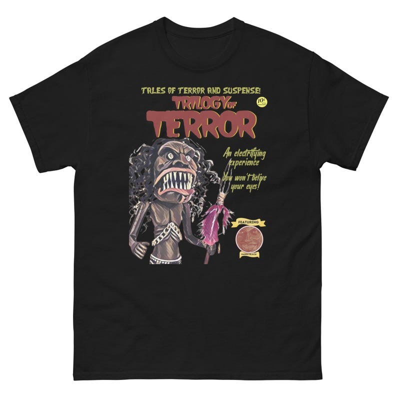 Horror Movie T Shirt Scary Graphic Tee | Cult Classic Creepy Top |