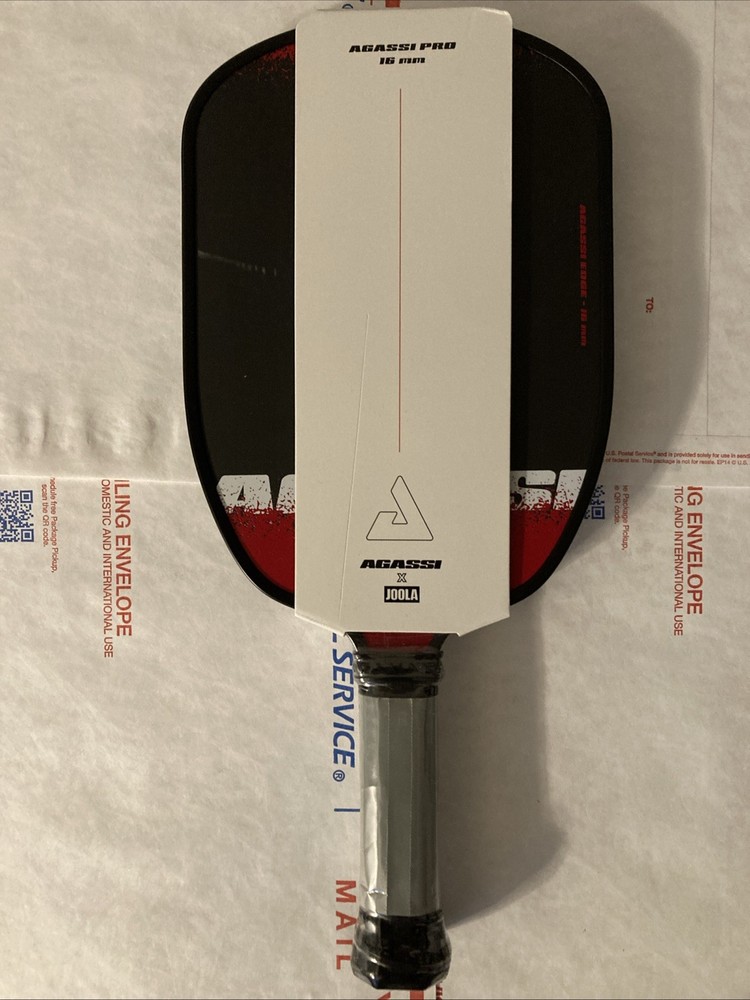 ANDRE AGASSI x JOOLA Edge Pickleball Paddle 16mm – Carbon Surface –