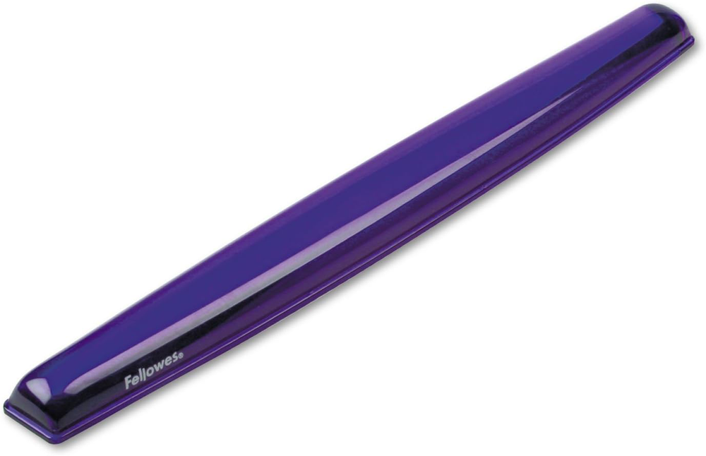 Fellowes Crystals Gel Keyboard Wrist Rest - Purple 91437