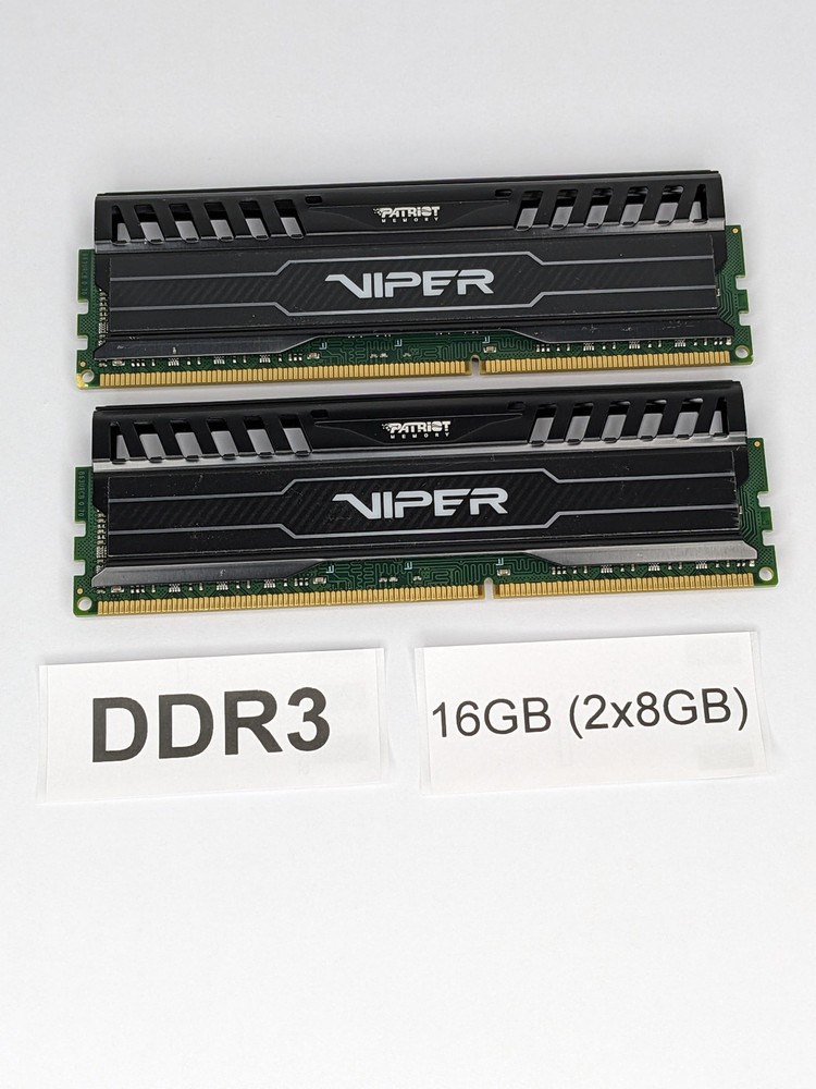 Patriot PV316G160C9K 16GB (2x8GB) 2Rx8 PC3-12800 DDR3 Desktop Memory