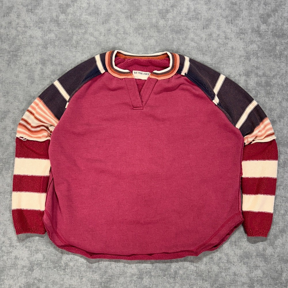 We The Free Free People Jordan boho casual long sleeve sweatshirt womens S
