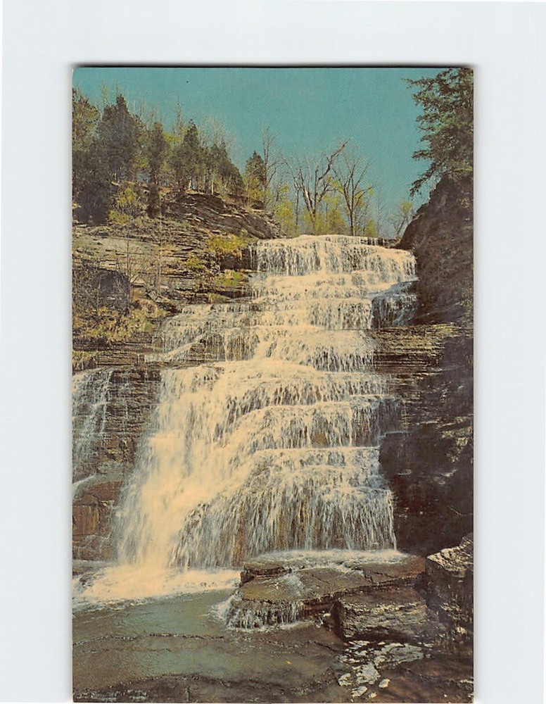 Postcard Hector Falls Watkins Glen New York USA North America