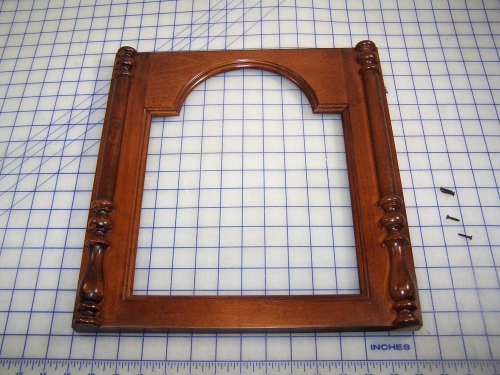 Esfera de reloj de abuelo Howard Miller puerta con vidrio 610-502 15