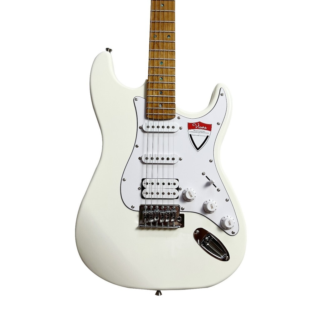 US WAREHOUSE Vicers Custom electric guitar white High quality Maple fingerboard
