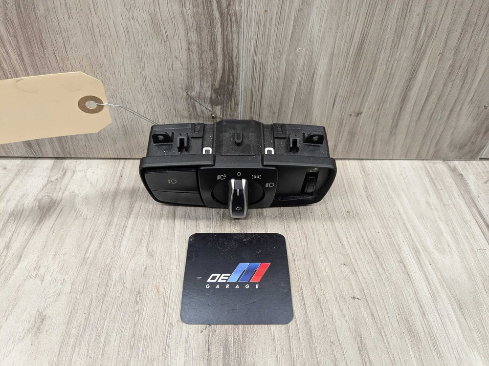 14-19 OEM BMW F15 F16 F85 X5 Headlight Switch Control Panel Light Module BLACK