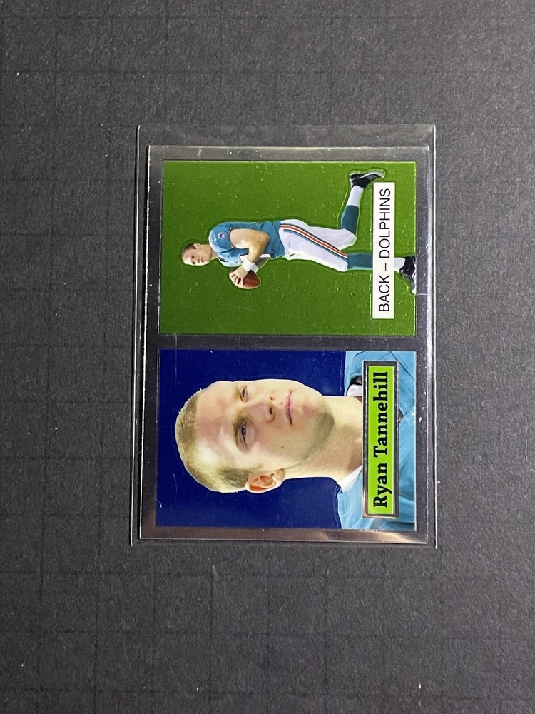 2012 Topps Chrome 1957 Retro Ryan Tannehill Rookie Card #8 - Miami Dolphins