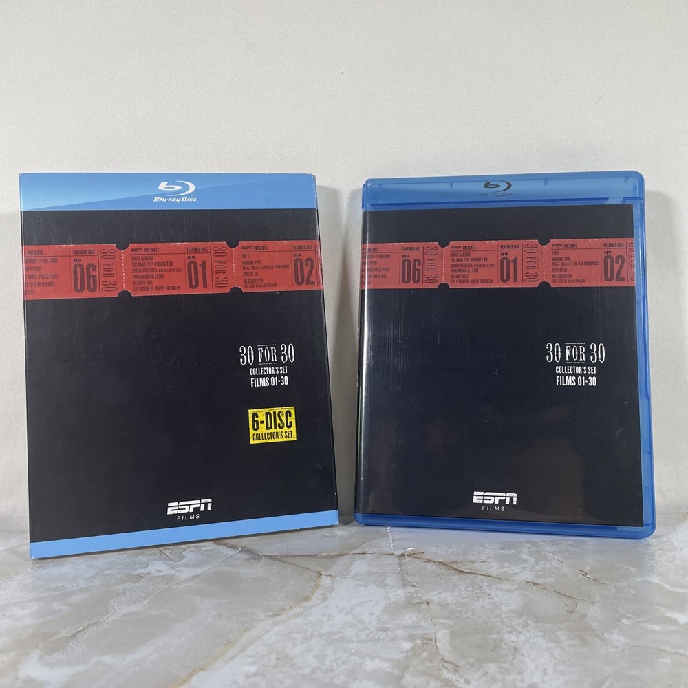 ESPN Films 30 for 30: Films 01-30 (Blu-ray, 6-Disc, 2011, Collector's Set)