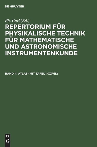 Atlas (Mit Tafel I-XXVII.) (Hardback)