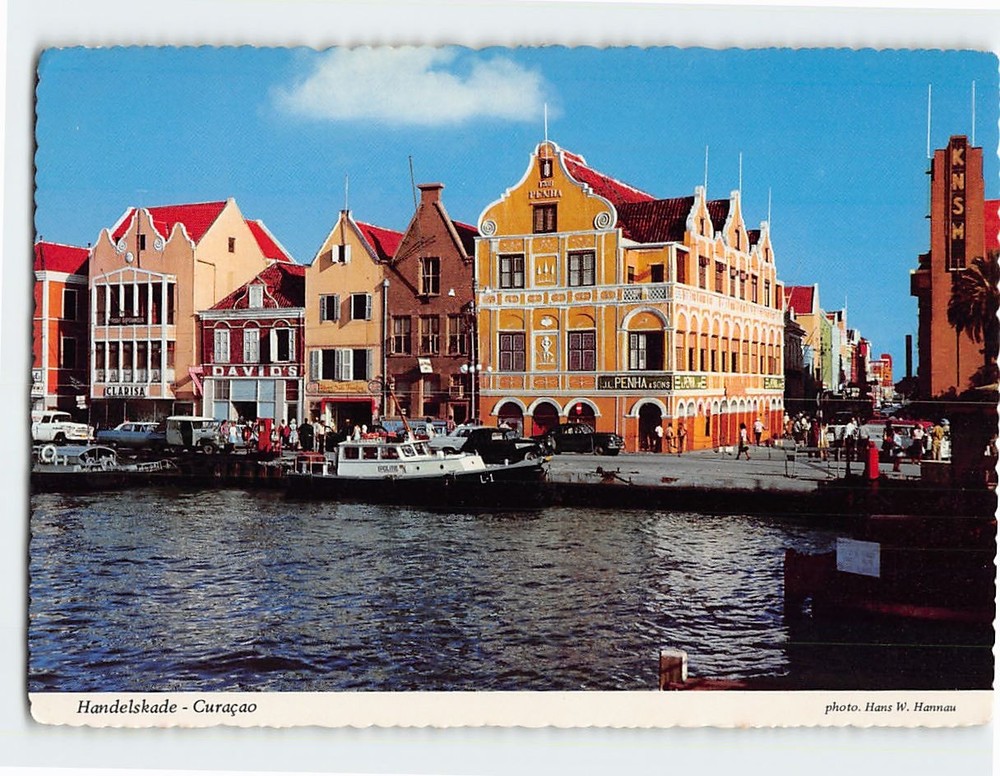 Postcard Handelskade Curacao
