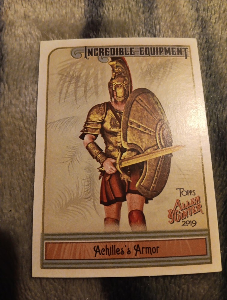 Achilles's Armor 2019 Topps Allen & Ginter Baseball - Incredible Equipment --image