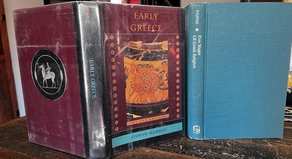 2 Vol Early Greece + Five Stages of Greek Religion HC Book Set
