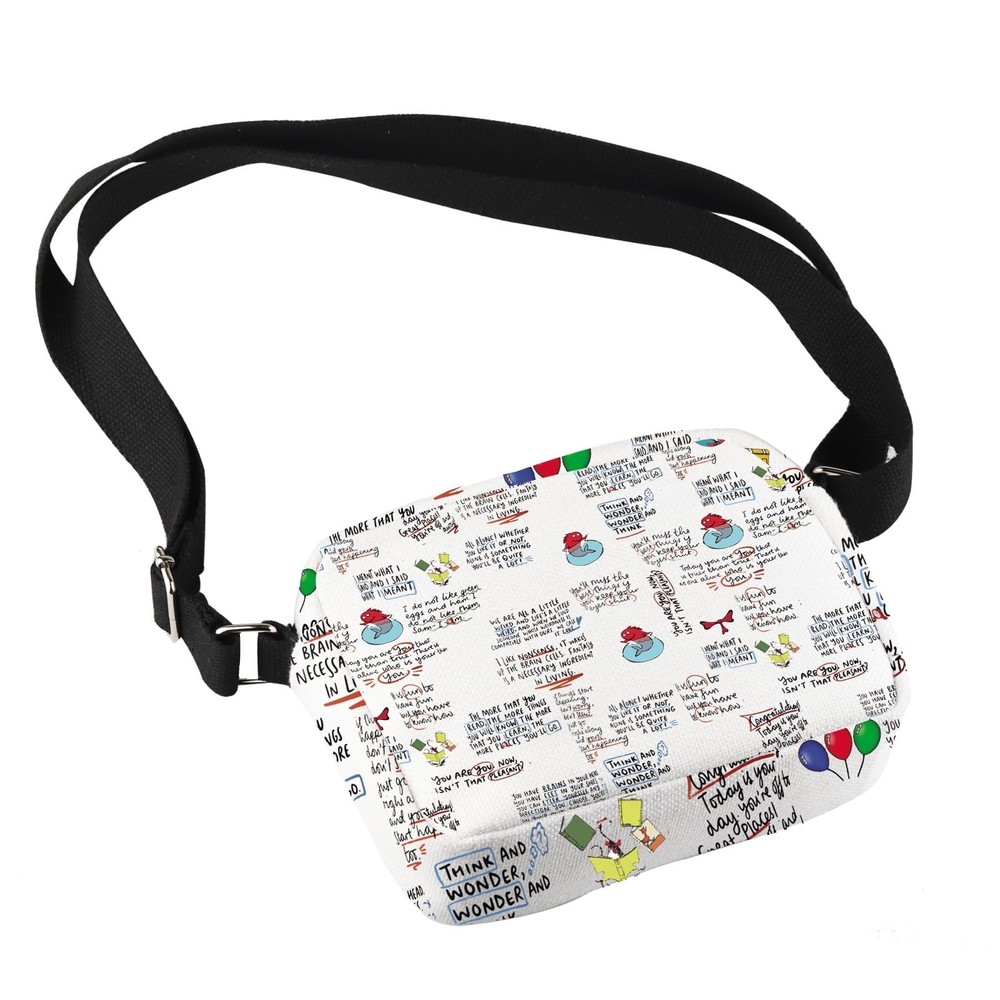 JYTAPP Cartoon Musical Gifts Cartoon Quotes Crossbody Bag Cartoon Cat Fans Gi...