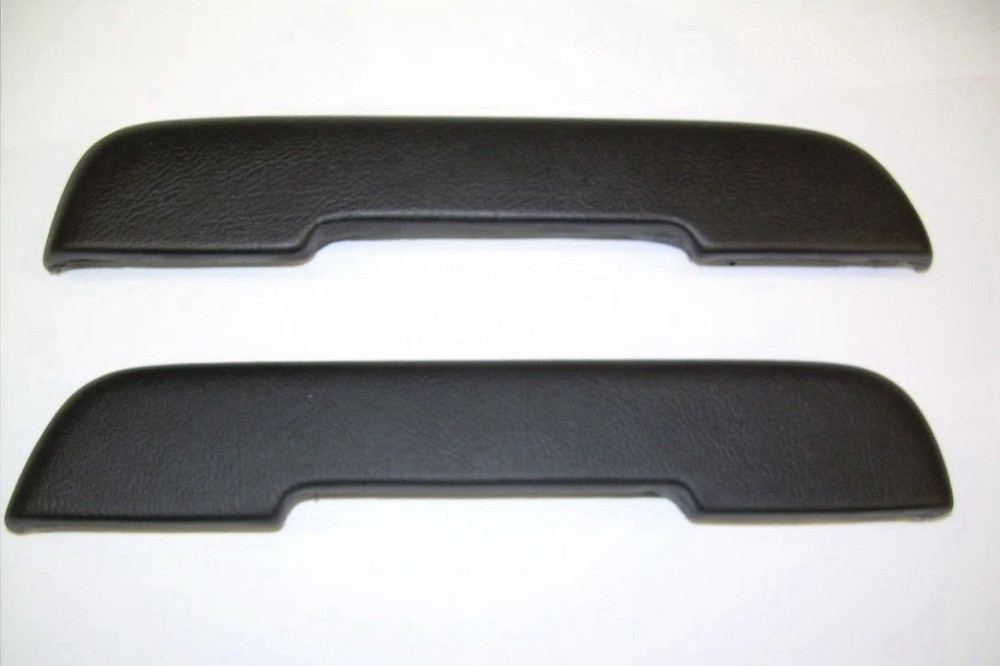1968 1969 1970 Chevelle Cutlass 442 EI Camino Armrest Pads with Screws Black