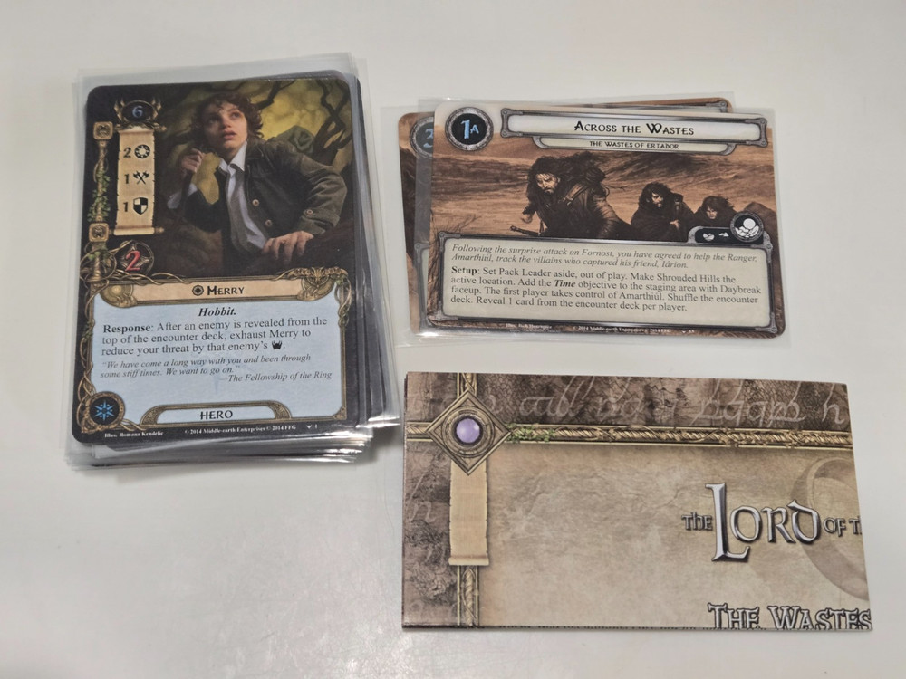 The Lord of the Rings The Card Game The Wastes of Eriador Adventure Pack