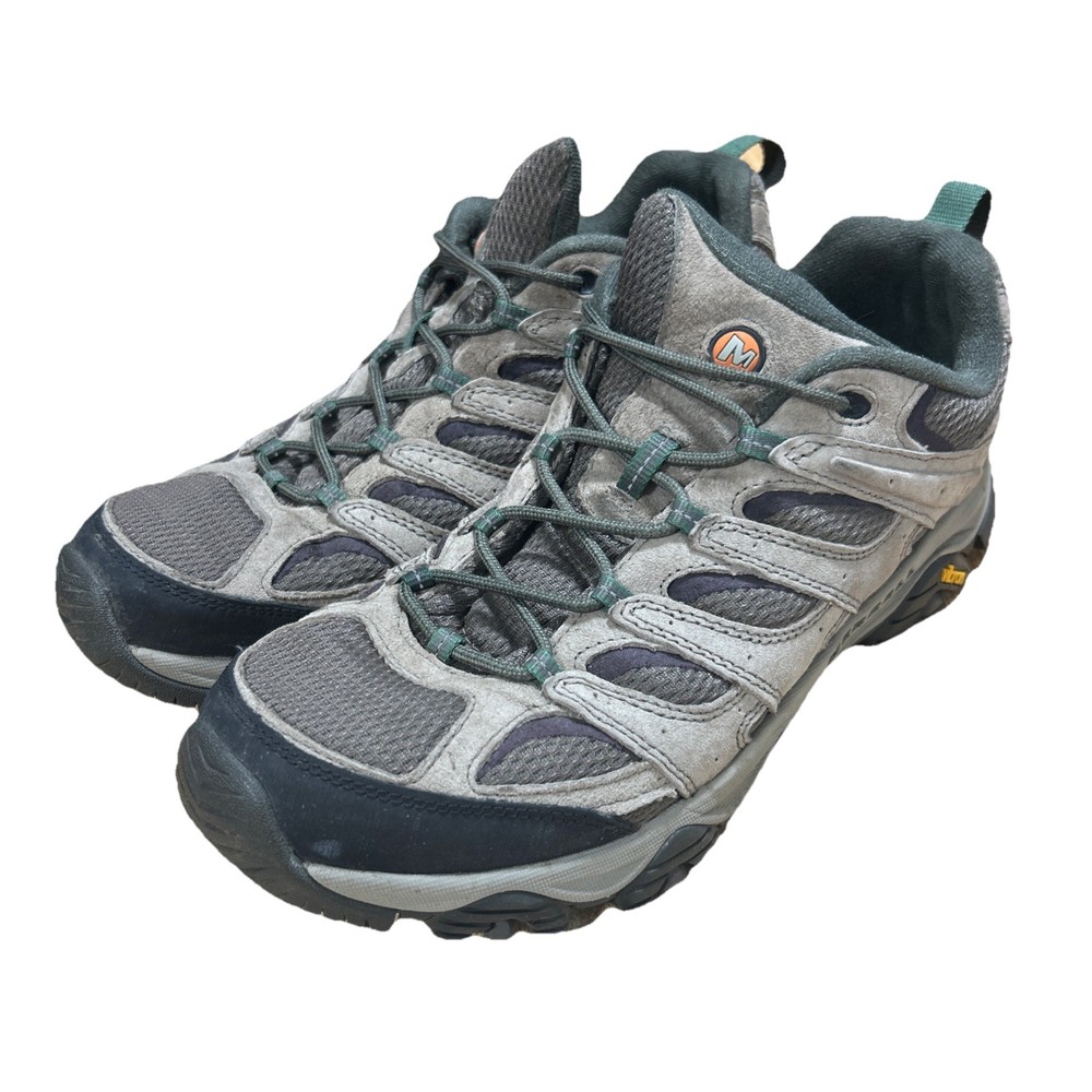 Merrell Mens Moab 3 J035877 Brown Mesh Lace Up Hiking Trail Shoes Mens 12 Vibram
