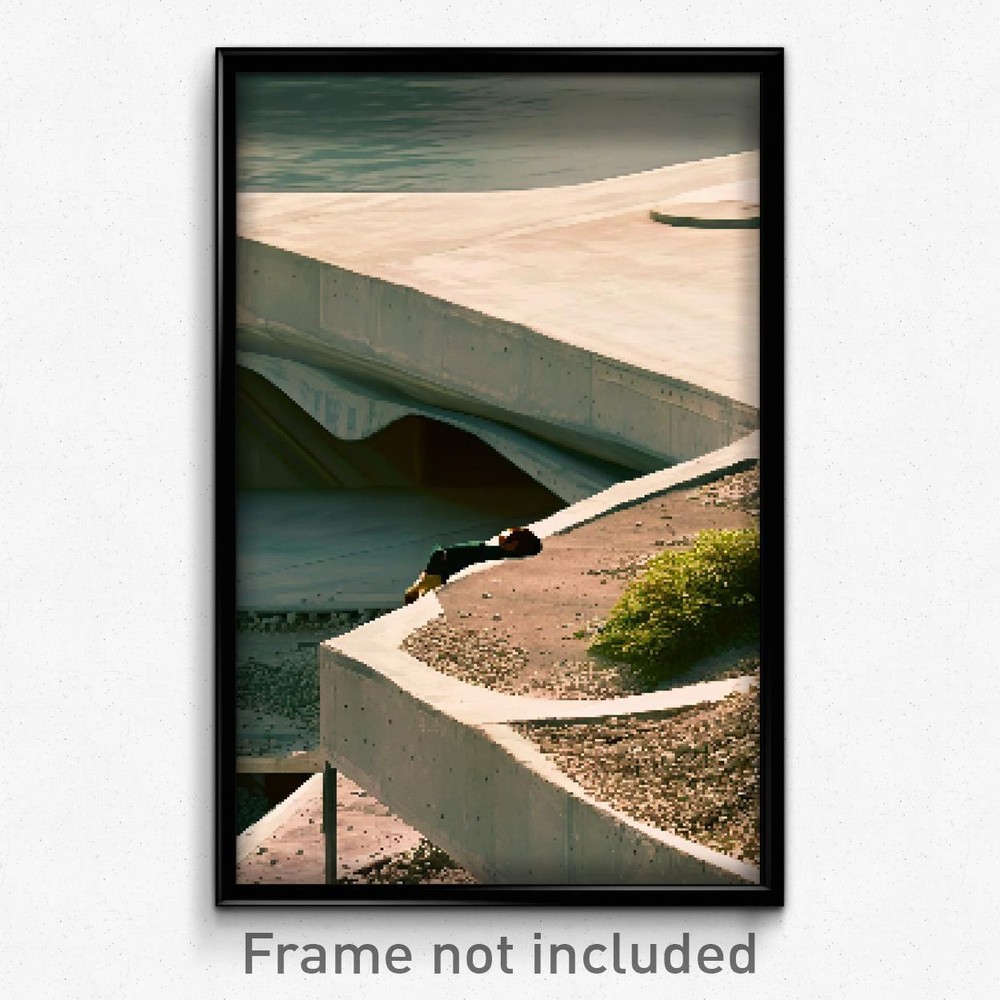 Pixel Art Poster - Concrete Wild (8 Bit Psychedelic Trippy Video Game Print)