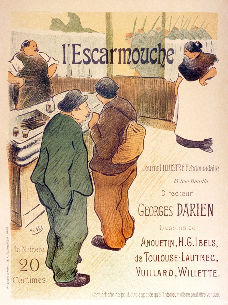 The skirmish Decorative Poster. Fine Graphic Art. Wall Interior Design 2390