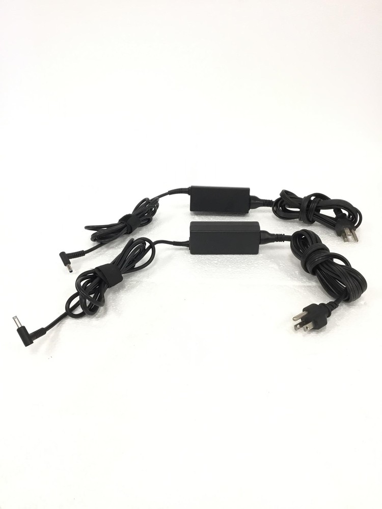 LOT OF 2 HP HSTNN-LA40 19.5A 45W 2.31A Laptop Power Adapter w/Power Cord,WORKS,