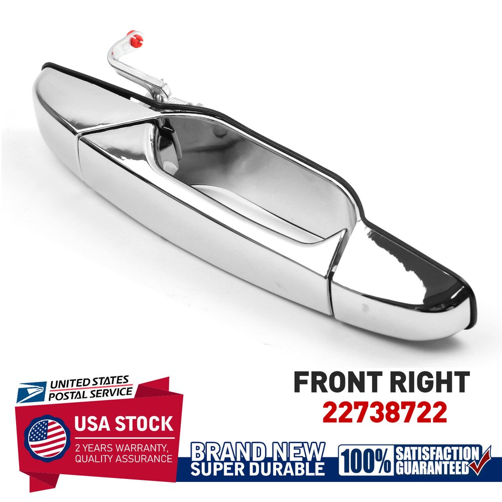 New Front Right Chrome Door Handle 22738722 For Cadillac Escalade EXT 2007-2013