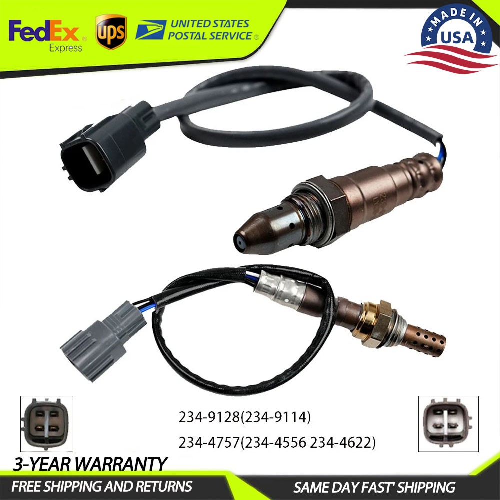 2PCS Oxygen O2 Sensor Upstream & Downstream For 2012-2016 Toyota Camry 2.5L