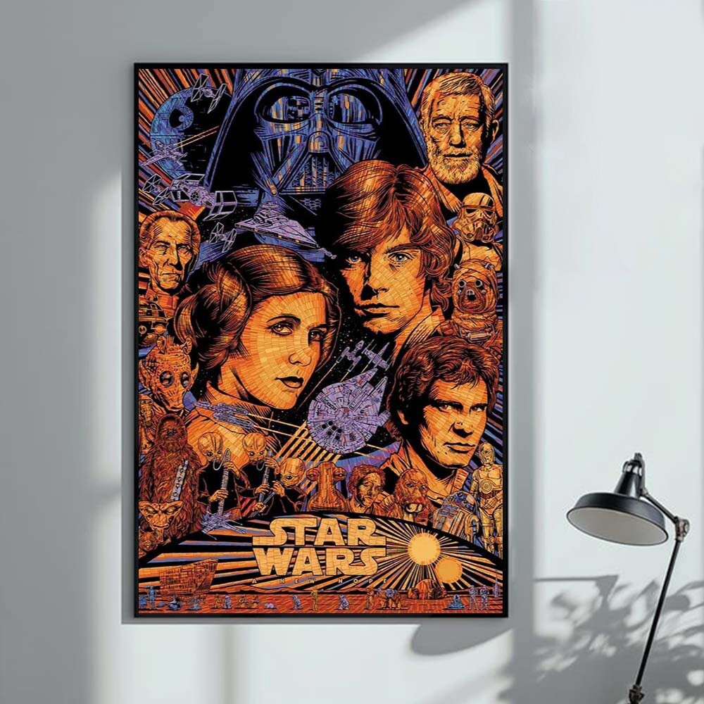 Star Wars A New Hope Movie Poster for Home Decor No Frame Included  