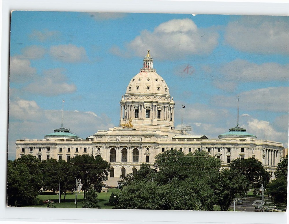 Postcard Minnesota State Capitol St. Paul USA