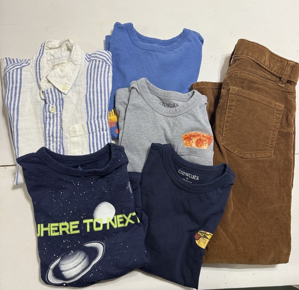 boys jcrew crewcuts shirt size 6-7 Crewcut Pants Size 7 Lot Good Used Condition