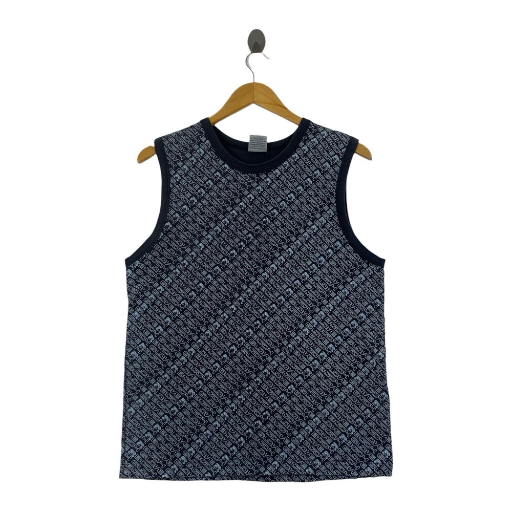 Vintage BODY GLOVE SURF Over Print AOP Tank Top Tee Shirt Monogram