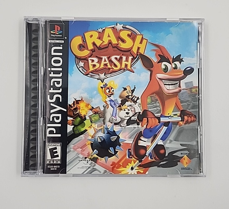 Crash Bash (Sony PlayStation 1, 2000) PS1 Complete Tested Refurbished Excellent