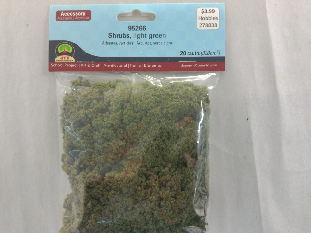 JTT Scenery Products 95266 Light Green Shrubs