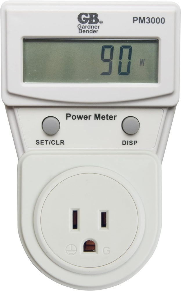 PM3000 Energy Power Meter Monitor, Grey