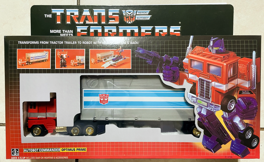 TRANSFORMERS G1 GOLD CHROME OPTIMUS PRIME US SELLER MISB RARE! AUTOBOT TOY