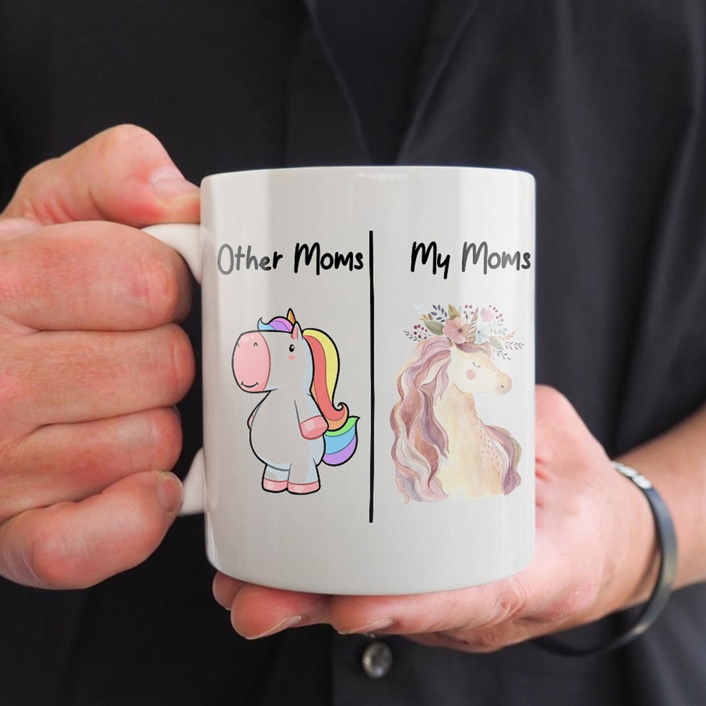 Best Mom Ever Mug - Unicorn Design for Daughters - Mamacorn Gift