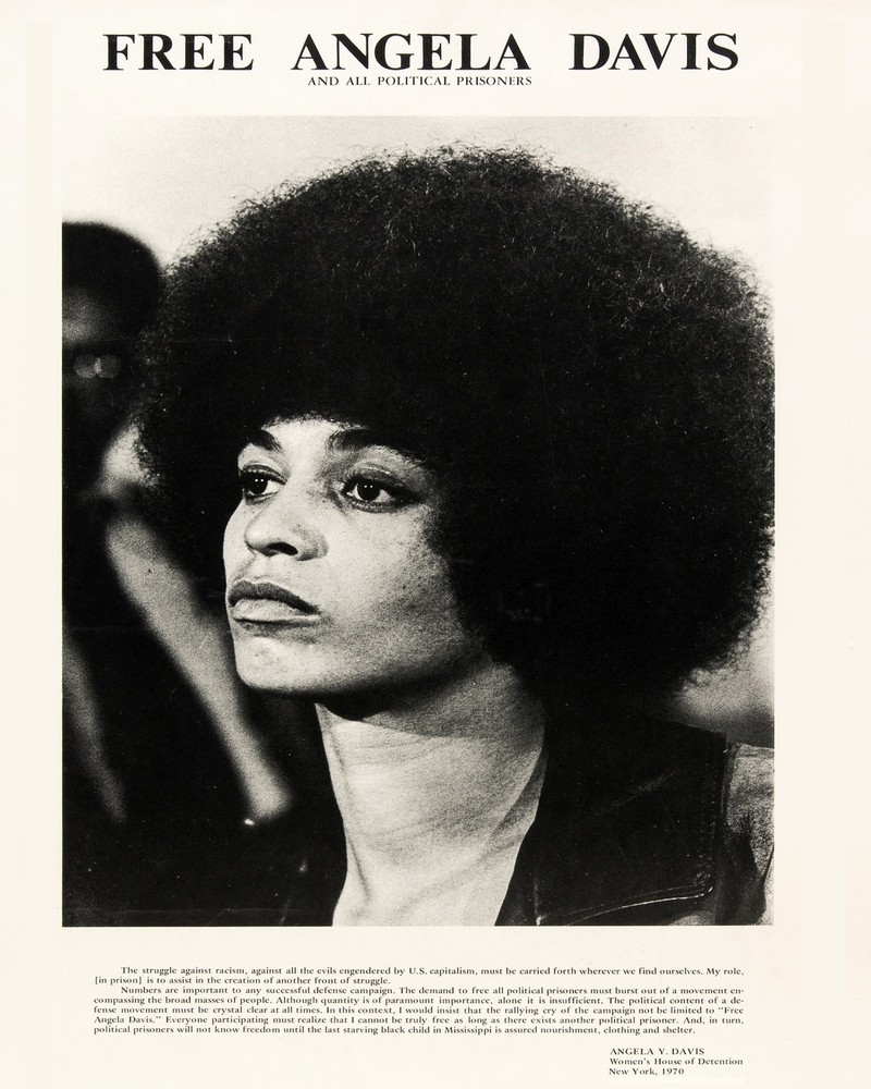 Decoration Poster.Angela Davis quote.Black Panther Civil Rights movement.11164