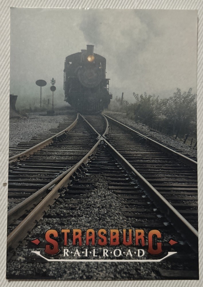 Pennsylvania Strasburg Railroad Vtg Postcard Locomotive