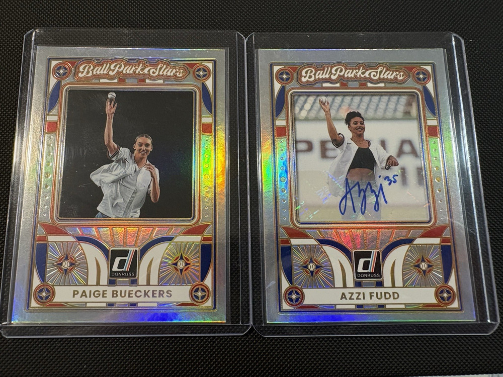 Panini 2026 Ballpark Stars Duo Lot Azzi Fudd Auto Paige Bueckers CASE HIT SSP