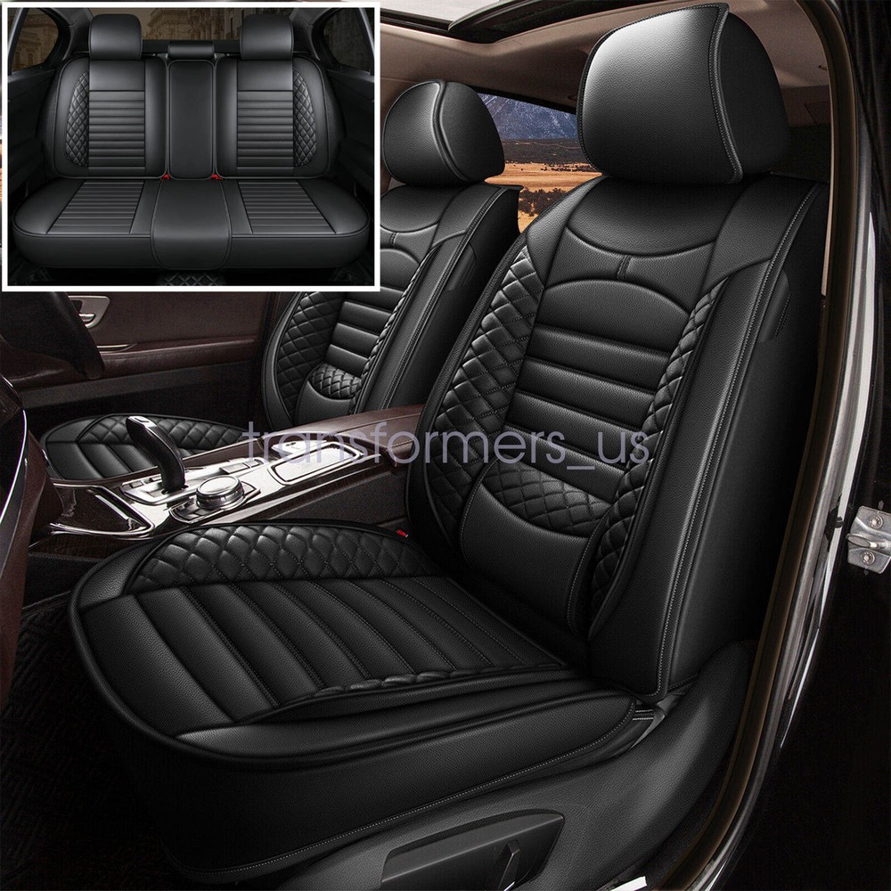 For 2007-2021 Kia Sorento Full Set Car 5-Seat Covers Waterproof Leather Cushion