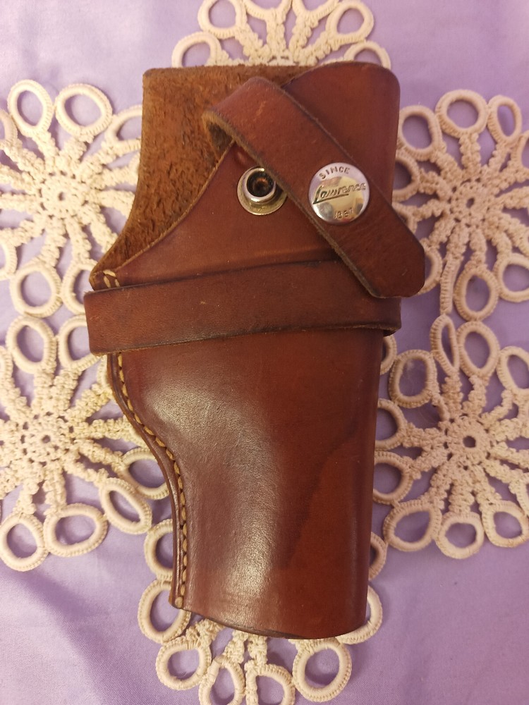 Vintage  Number #517 George Lawrence Brown Leather Holster  1c