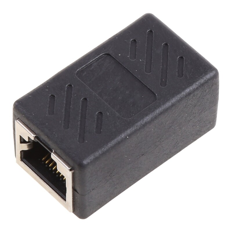 RJ45 Ethernet Coupler Straight-Through LAN Connector Adapter