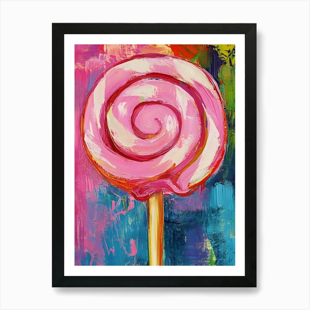 Lollipop Art Print Framed Wall Art Poster Canvas Print Picture