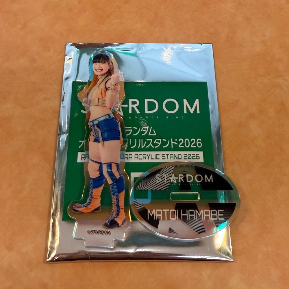 Stardom 2026 Aurora Acrylic Stand Hamabe Matoi Wrestling Collectible Japan