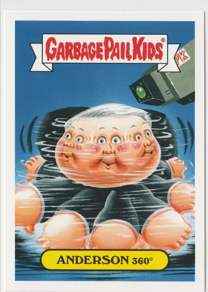 Anderson 360 #2a Garbage Pail Kids GPK 2016 Prime Slime Trashy TV Card  