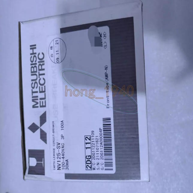 One Mitsubishi NV125-SV 3P 100A Circuit Breaker New