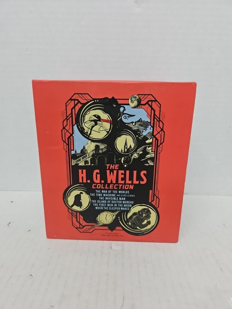 The H G Wells Collection Deluxe 6 Hardcover Box Set Edition  See Description