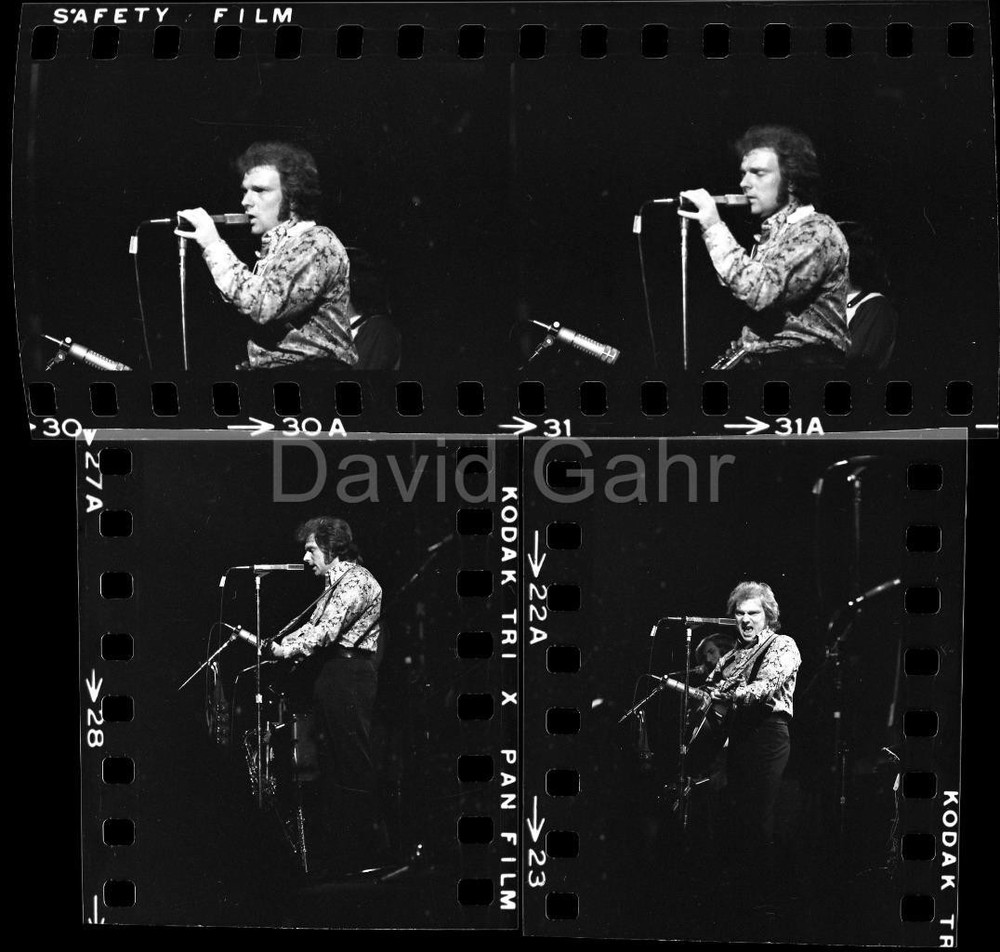 '74 Van Morrison Felt Forum MSG Manhattan NYC Original 35mm 4 Negative Lot B57