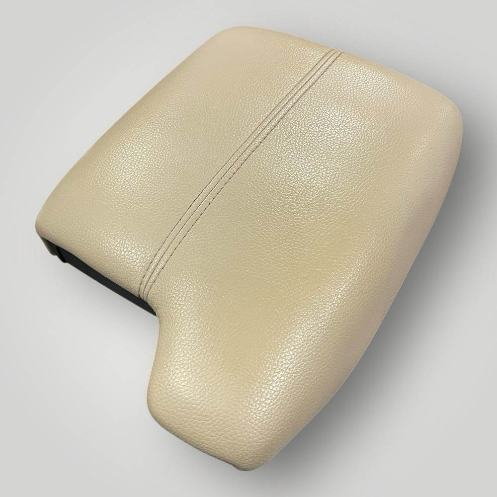 2013-2017 Honda Accord Center Console Beige Leather Armrest Top Lid Assembly