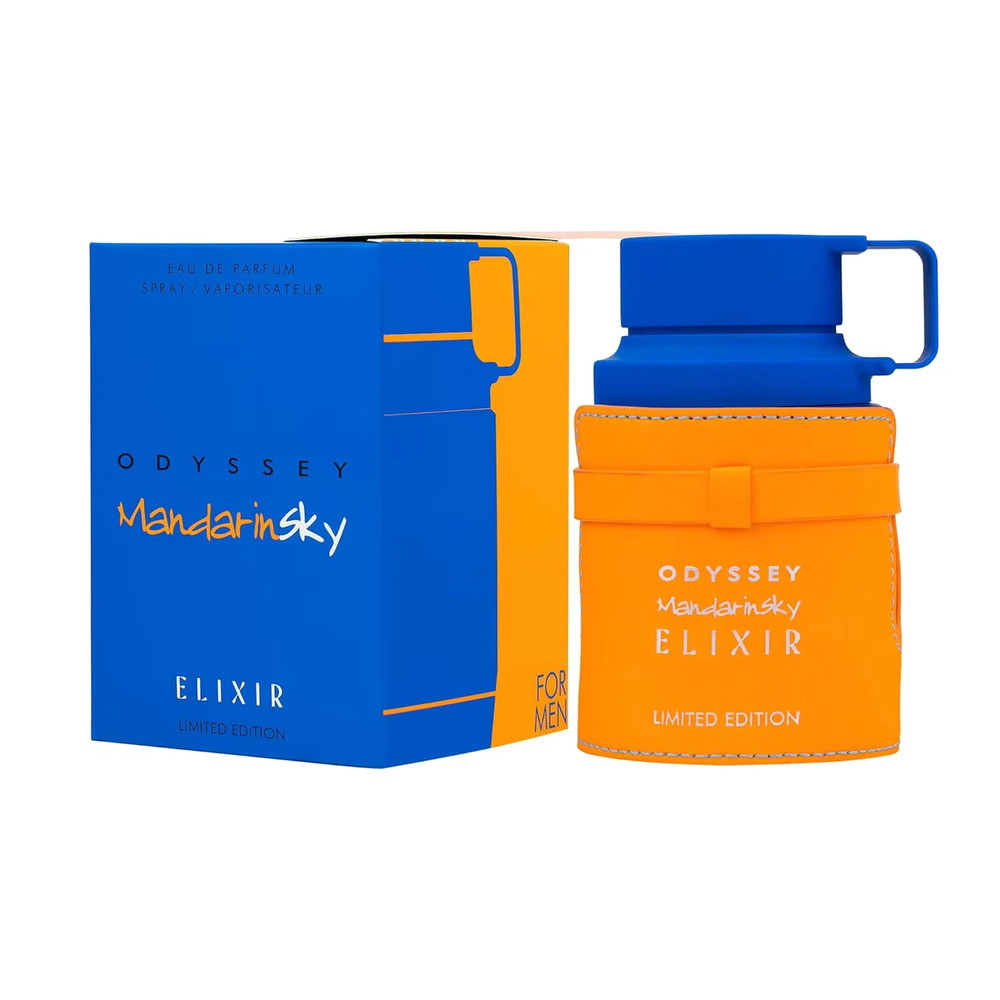 Odyssey Mandarin Sky Elixir by AMF EDP Spray Men cologne perfume 3.4oz New Box