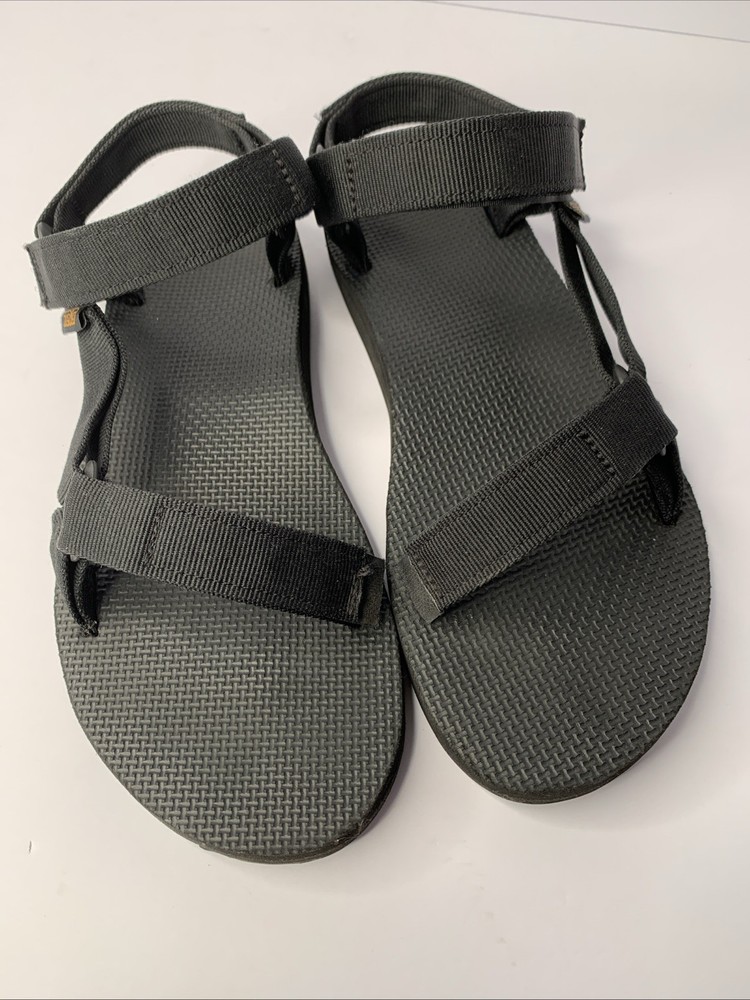 Teva Original Universal Womens Size 9 Black Beach Walking Outdoor Hiking Sandals