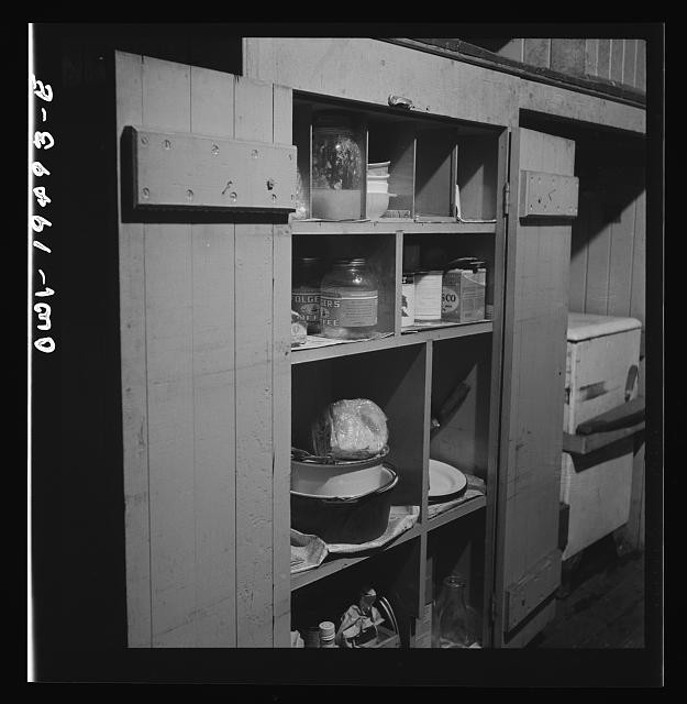Chicago Illinois 1943 Atchison Topeka Santa Fe Railroad Caboose Pantry