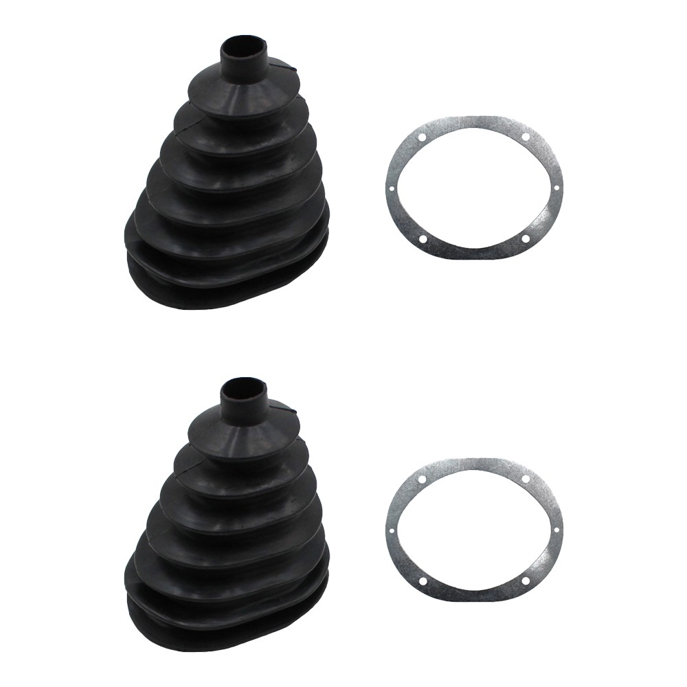 2X Rubber Steering Boot 6532127 Fits Bobcat Aftermarket